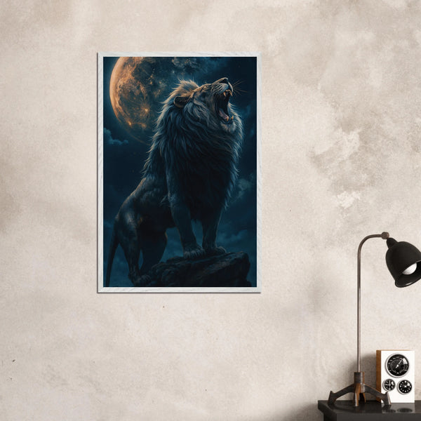 King of the Night – Wooden Framed Poster Gift - - Wooden Framed Posters