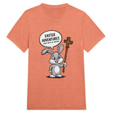 Easter Adventures Begin with Brother – Fun T-Shirt - Orange Triblend - T-Shirt