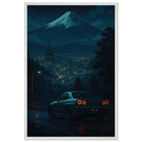 Gift Memories - Skyline Car Wooden Framed Poster - Default Title - Wooden Framed Posters