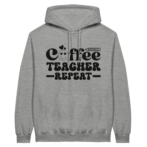 Teaching on a Coffee High - Classic Unisex Pullover Hoodie - Ash - Print Material