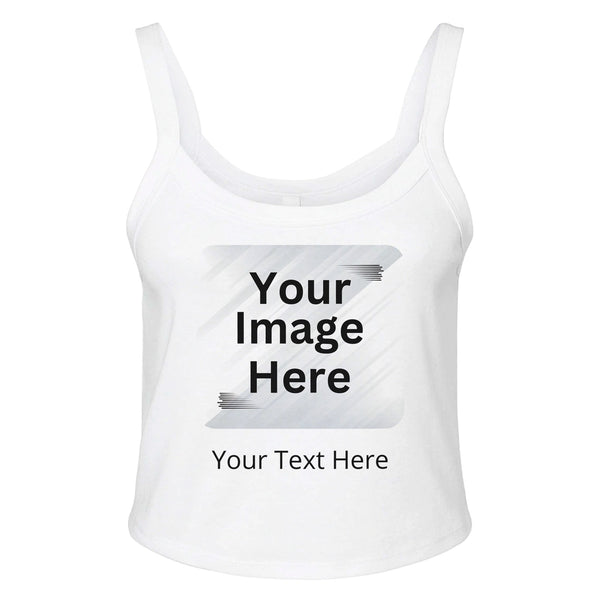 Modern Style - The Perfect Customizable Scoop Tank for Every Occasion - solid wht blend - Tank Tops