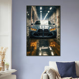 Metal Framed Car Poster – A Perfect Gift with Lasting Style - - Metal Framed Posters