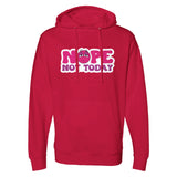 Bold Boundaries - The 'Not Today' Statement Piece - Red - Hoodies