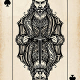 The King & The Joker - Wooden Framed Poster - 24x36 - Wooden Framed Posters