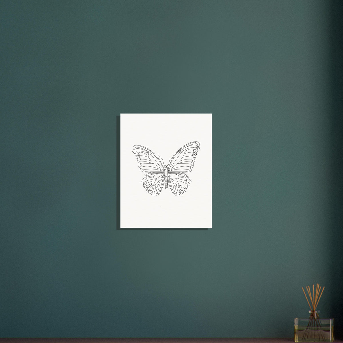 Ethereal Flight - Butterfly Silhouette - - Posters