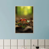 Gift Strength – Framed Ant Poster - Wood frame - Wooden Framed Posters