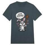 Easter Adventures Begin with Brother – Fun T-Shirt - Solid Dark Grey Triblend - T-Shirt