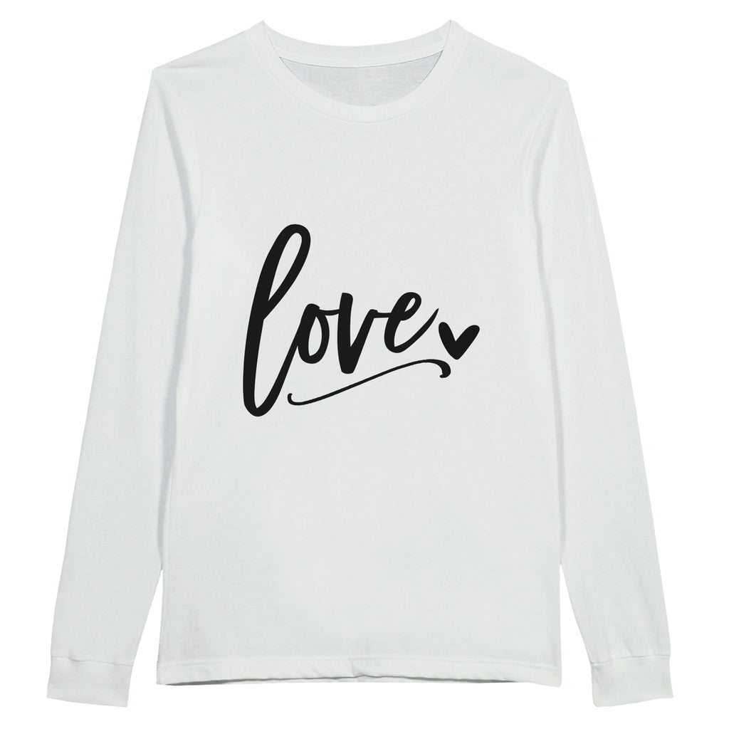 Wrap Yourself in Love - Heavyweight Shirt - White - Print Material