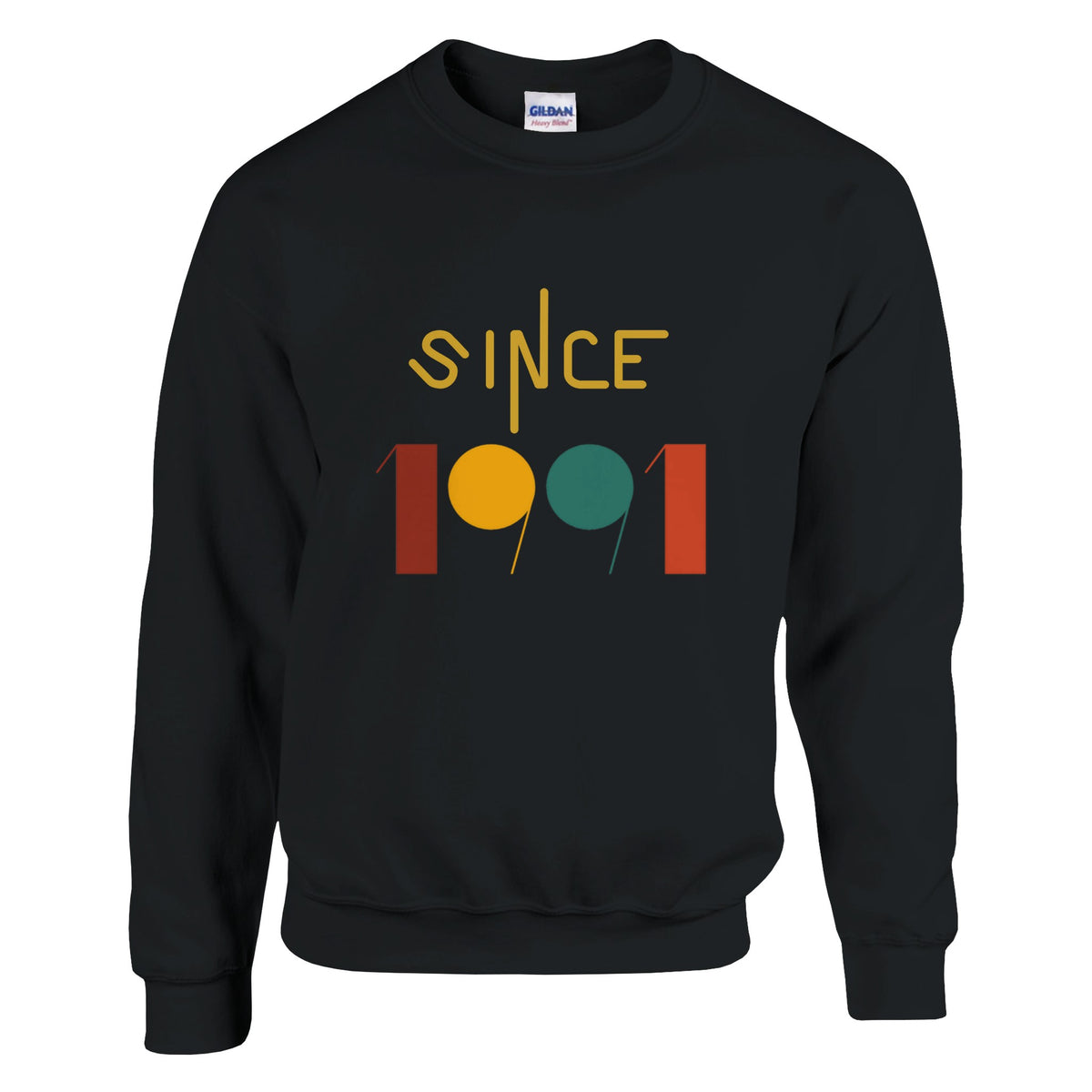 Year Your Choice Classic Unisex Crewneck - Soft Cotton-Poly Blend - Black - Crewneck Sweatshirts