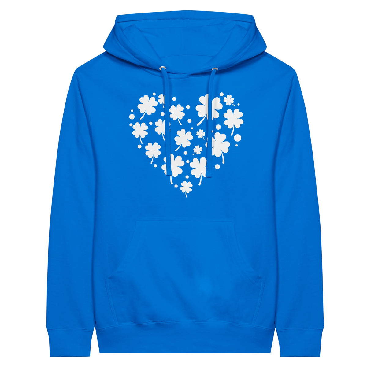 Blooming Memories - Red Heart Flower Unisex Hoodie - Royal - Hoodies