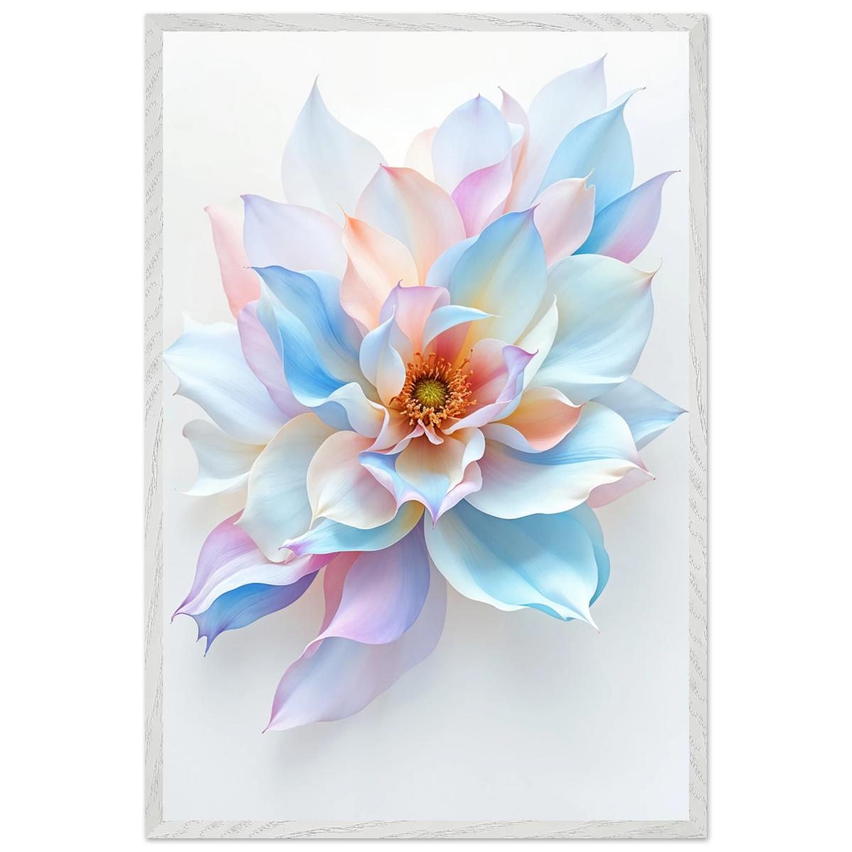 Radiant Blossom – Metal Framed Art Print - - Wooden Framed Posters
