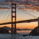 Sunset Majesty - Golden Gate Bridge - 20x30 - Framed Posters