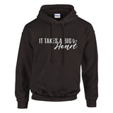 Big Hearted Warmth - Wear Your Kindness - Dark Chocolate - Hoodies