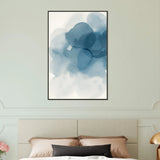 Midnight Bloom – Metal Framed Poster for Gift Lovers - - Metal Framed Posters
