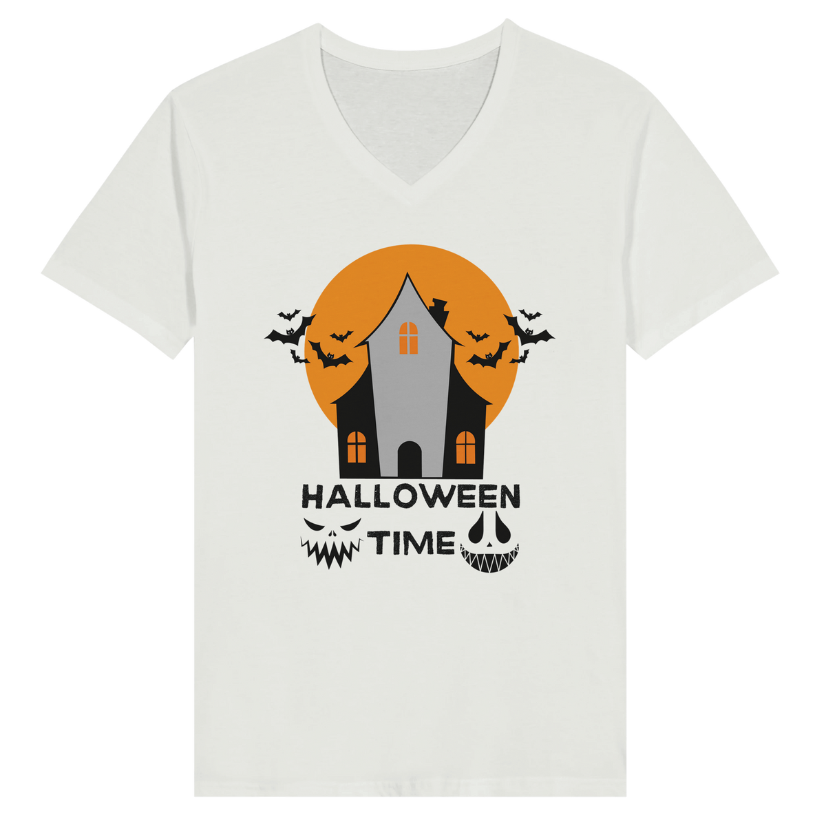 Ride into Memories - Halloween Time Tee - White - Print Material