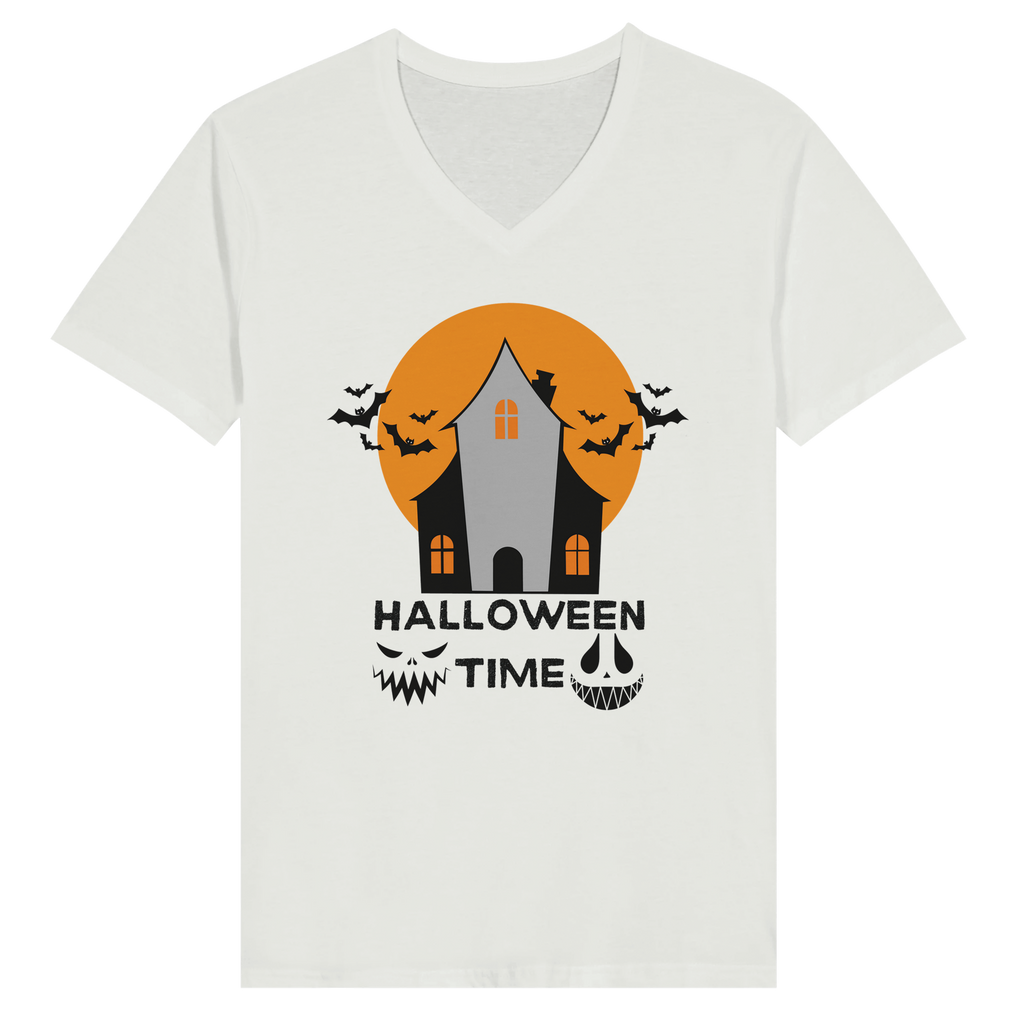 Ride into Memories - Halloween Time Tee - White - Print Material