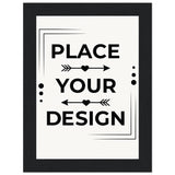 Elegance Framed - Museum-Quality Customizable Art for Your Walls - 13x18 cm 5x7″ Black frame - Wooden Framed Posters