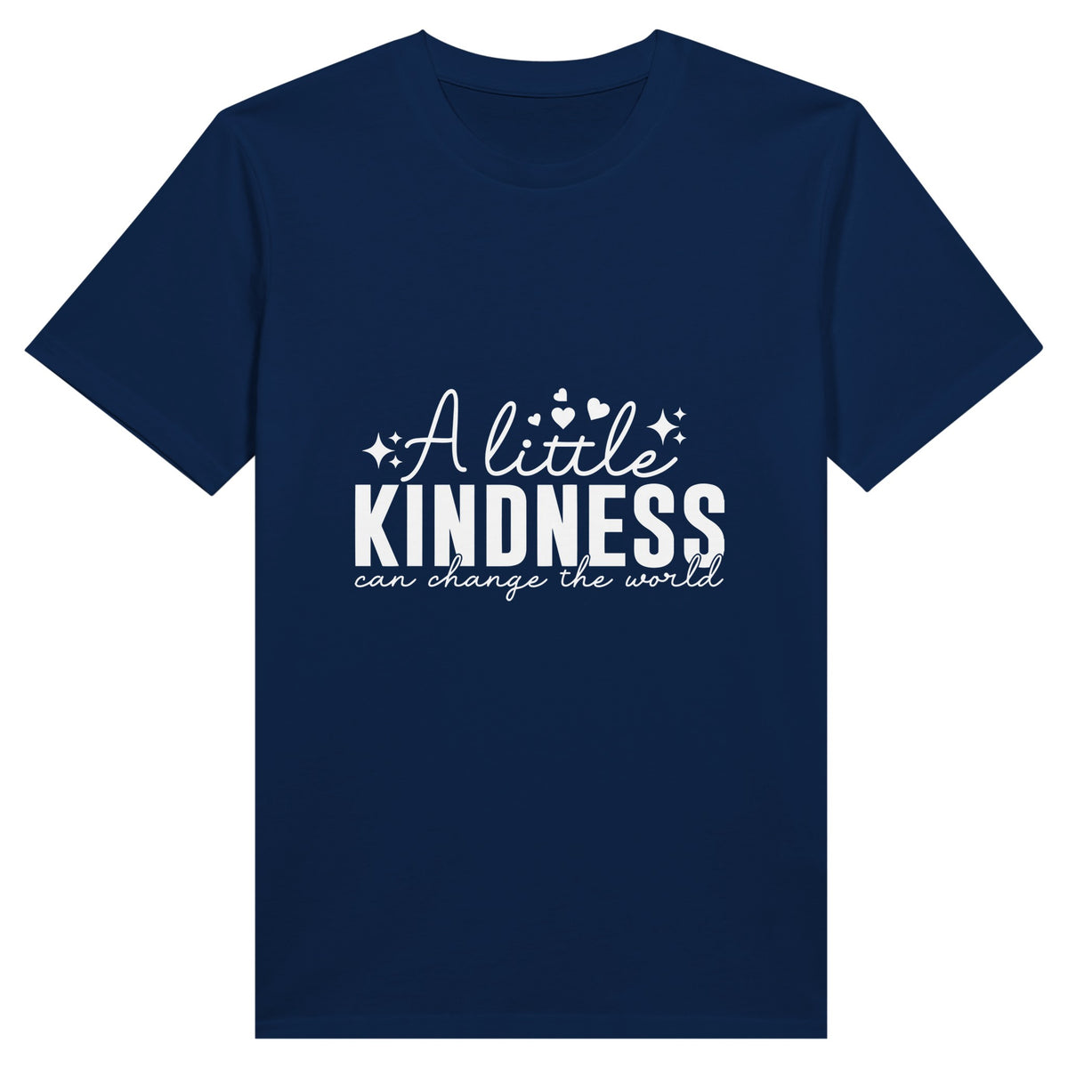 A Little KINDNESS Can Change the World - Wear Your Impact - Navy - T-shirts