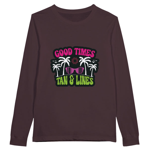 Sunny Memories - GOOD TIMES, TAN & LINES - Cardinal - Sweatshirt