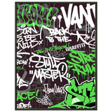 Urban Expression - Graffiti Art Masterpiece - 60x80 cm 24x32″ - Metal Framed Posters