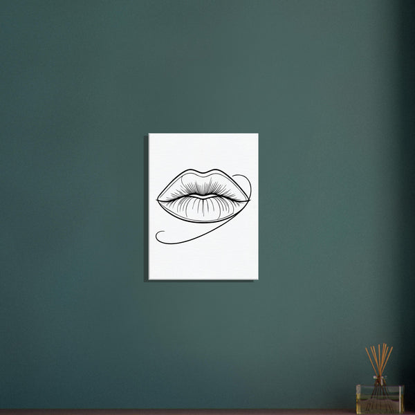 Immersive Lips Art- Canvas Print for Timeless Decor - 45x60 cm 18x24″ - Canvas Prints