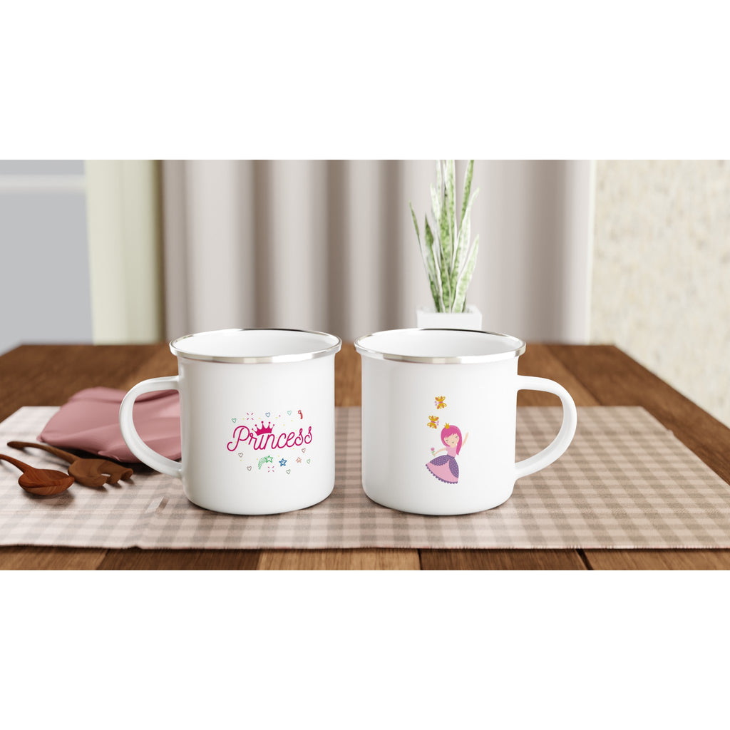 Sip Like Royalty - The Princess Enamel Mug Experience - - Mugs