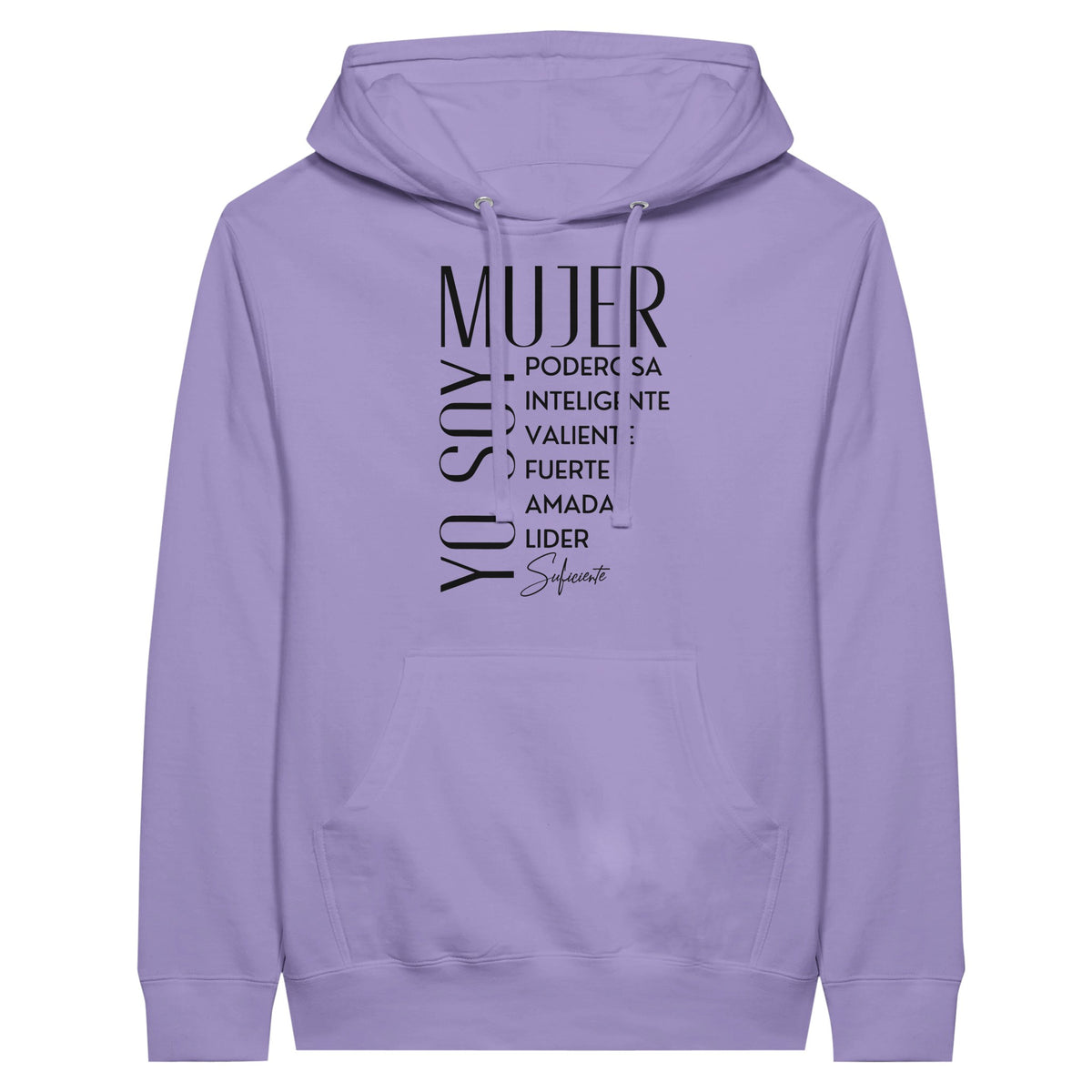 Empowerment in Every Stitch - Mujer Unisex Pullover Hoodie - Lavender - Pullover Hoodies