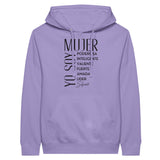 Empowerment in Every Stitch - Mujer Unisex Pullover Hoodie - Lavender - Pullover Hoodies