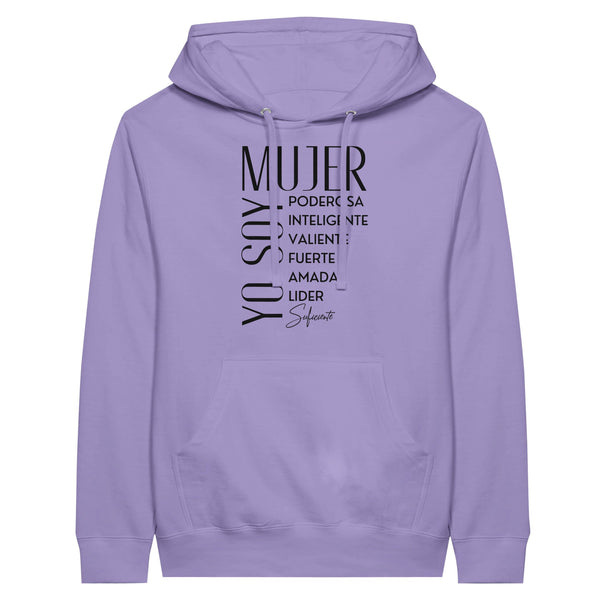 Empowerment in Every Stitch - Mujer Unisex Pullover Hoodie - Lavender - Pullover Hoodies