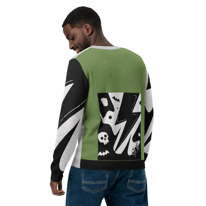 Dare to Be Dark – Halloween - Themed Graphic Sweater - - Sweaters