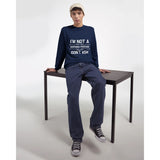 Control Freak Chic - Bold Statement Sweatshirt - Navy - Crewneck Sweatshirts