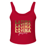 Reclaiming Power - Latina Power Design - solid red blend - Print Material