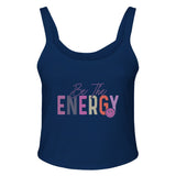 Be the Energy You Want to Attract - solid navy blend - Tank Tops