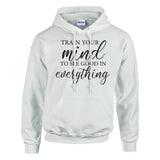 Optimism Overload - Train Your Mind Attire - White - Hoodies