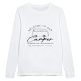 Campfire Memories - Welcome to Our Camper - White - Long Sleeve T-shirts