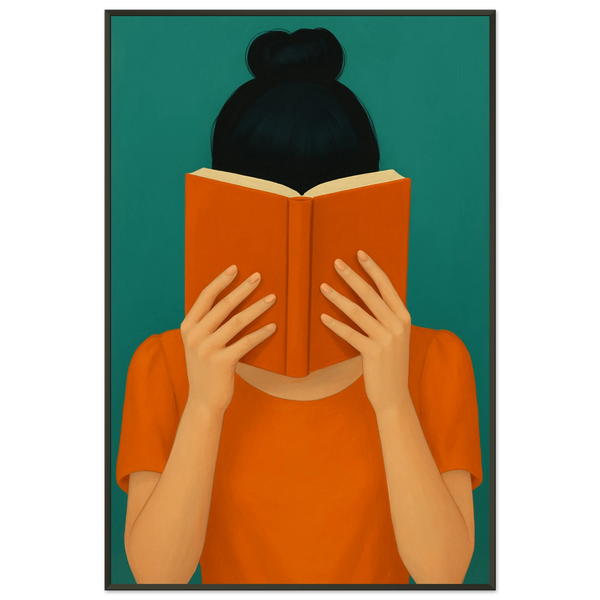 Gift Quiet Moments – Reader Girl Metal Framed Poster - Default Title - Metal Framed Posters