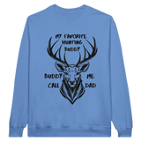 In the Wild - My Favorite Hunting Buddy Edition Tee - Carolina Blue - Long Sleeve T-shirts