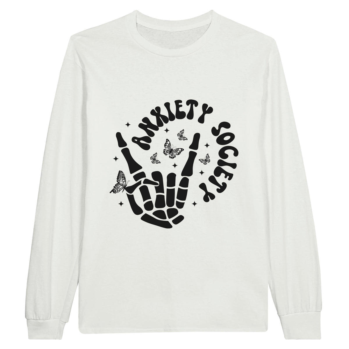 Anxiety Society - Confronting Inner Demons - White - Sweatshirts