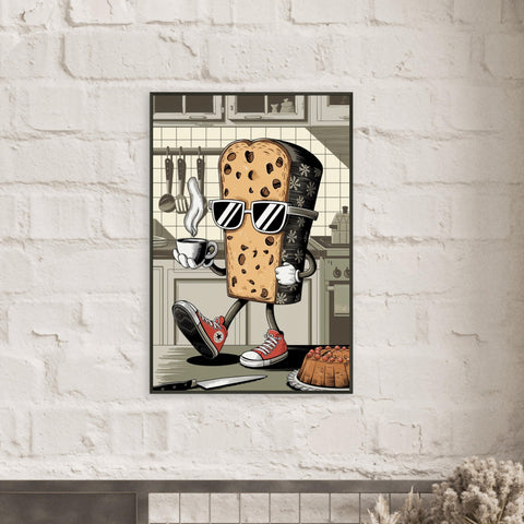 Image of Toast with Attitude - Funky Kitchen Wall Art