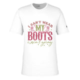 Footprints of Memories - Walk in Style with this Quote Tee - White black - Crewneck T-shirts