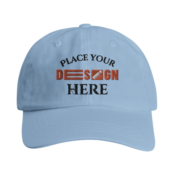 Stay Stylish with Our Low-Profile Camo Dad Cap - Light Blue - Caps