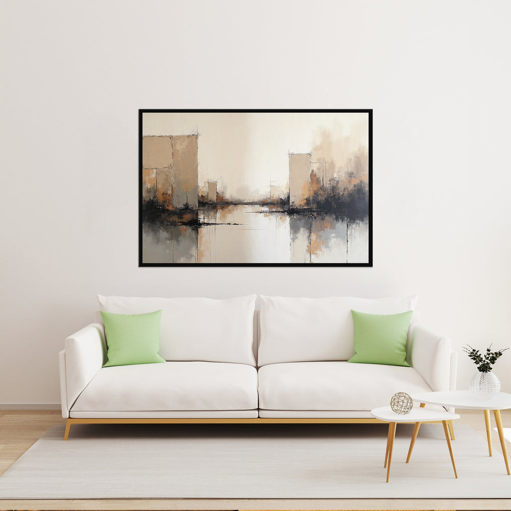 Modern Horizons - Subtle Reflections - - Framed Posters