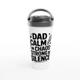 Strong Dad – 15oz Travel Mug Gift - - Mugs