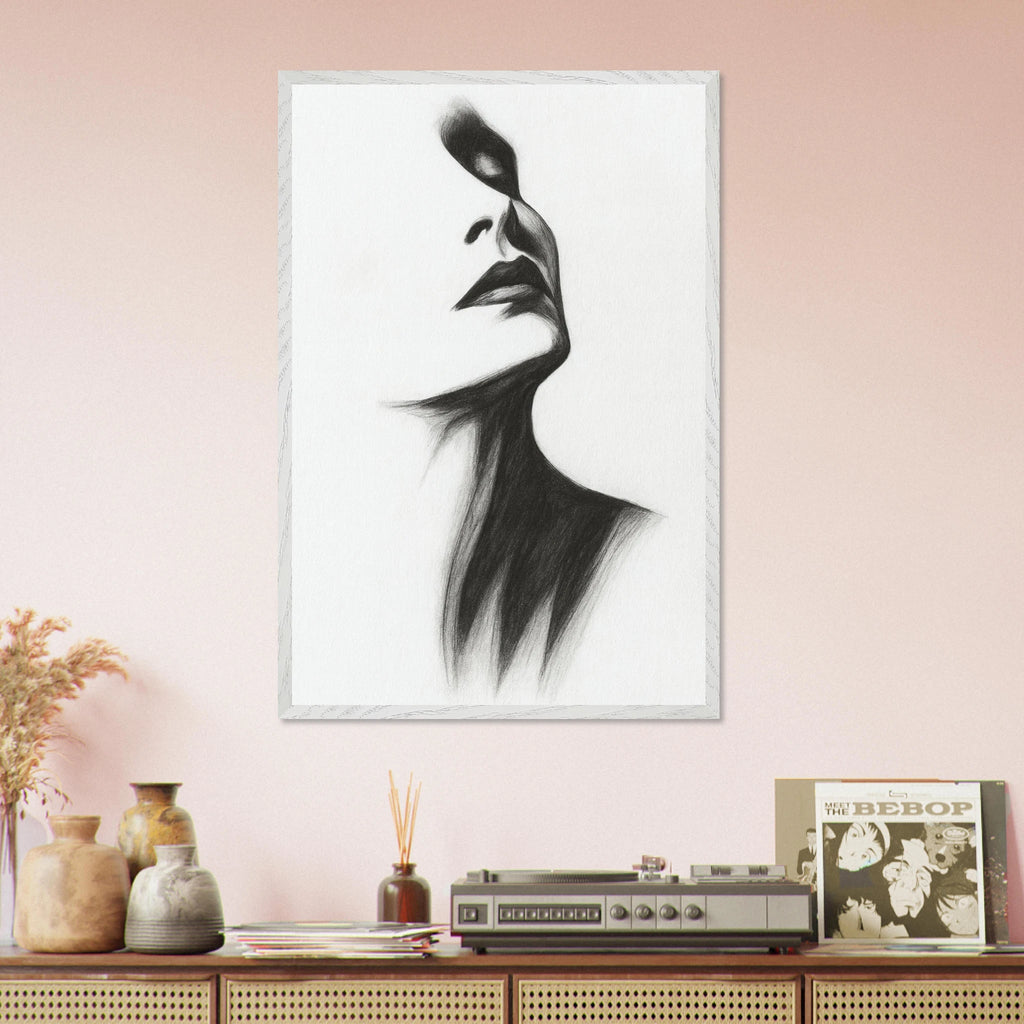 Grace in Silence – Wooden Framed Poster Gift - - Wooden Framed Posters