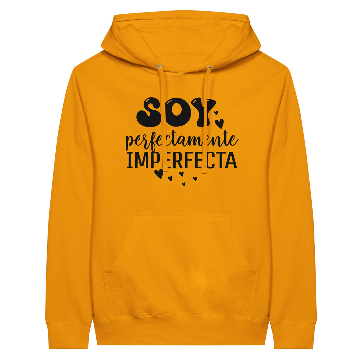 Soy Perfectamente Imperfecta - Embrace Your Uniqueness in Style - Gold M - Print Material