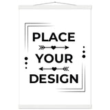 Vintage Vibes - Classic Matte Poster with Custom Magnetic Hangers - A2 (42 x 59.4 cm) White wall hanger - Posters With Hanger