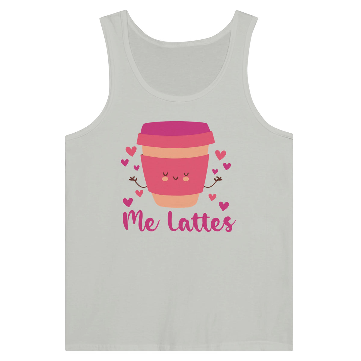 Warm Brew, Warm Heart - 'Me Lattes' - Silver - Print Material