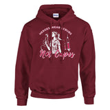 Empower Your Hero - A Hoodie for Nurses Who Save Lives - Garnet - Hoodies