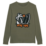 Catch the Wave - Embrace the Spirit of SURF GIRL - Military Green - Sweatshirt