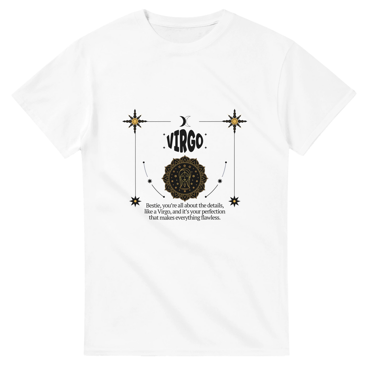 Zodiac Signs Cotton T-Shirt – Gift for Astrology Lovers - Virgo - T-Shirts